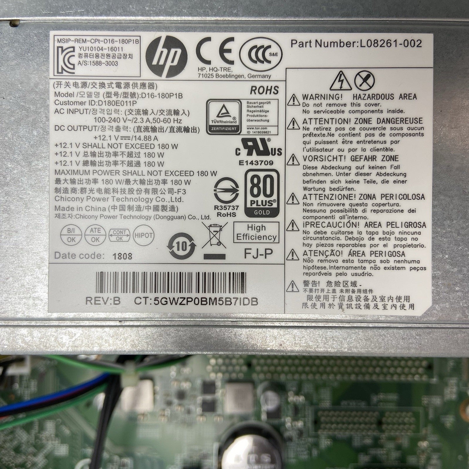 HP 290 G2 MT Intel Core i3-8100 3.6GHz 8GB RAM No HDD No OS11