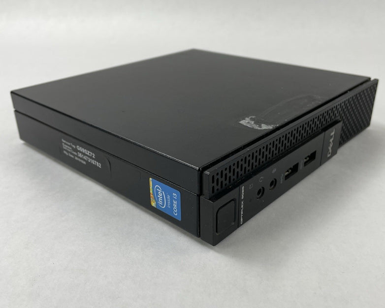 Dell Optiplex 9020M Micro i3-4160T 3.10 GHz 8 GB RAM No SSD/OS/AC - Residue