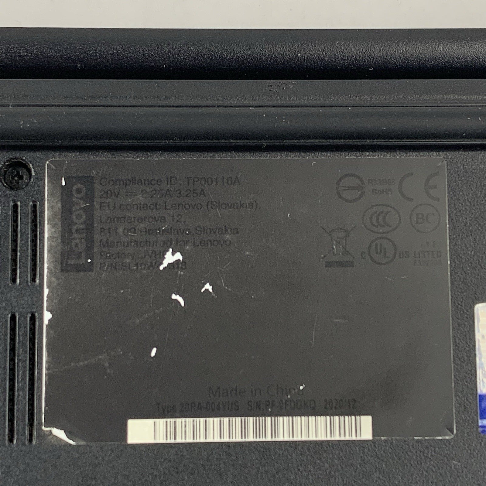 Lenovo ThinkPad E14 14" Gen 1 Laptop i5-10210U 1.6 GHz 8 GB RAM No OS/SSD/AC12