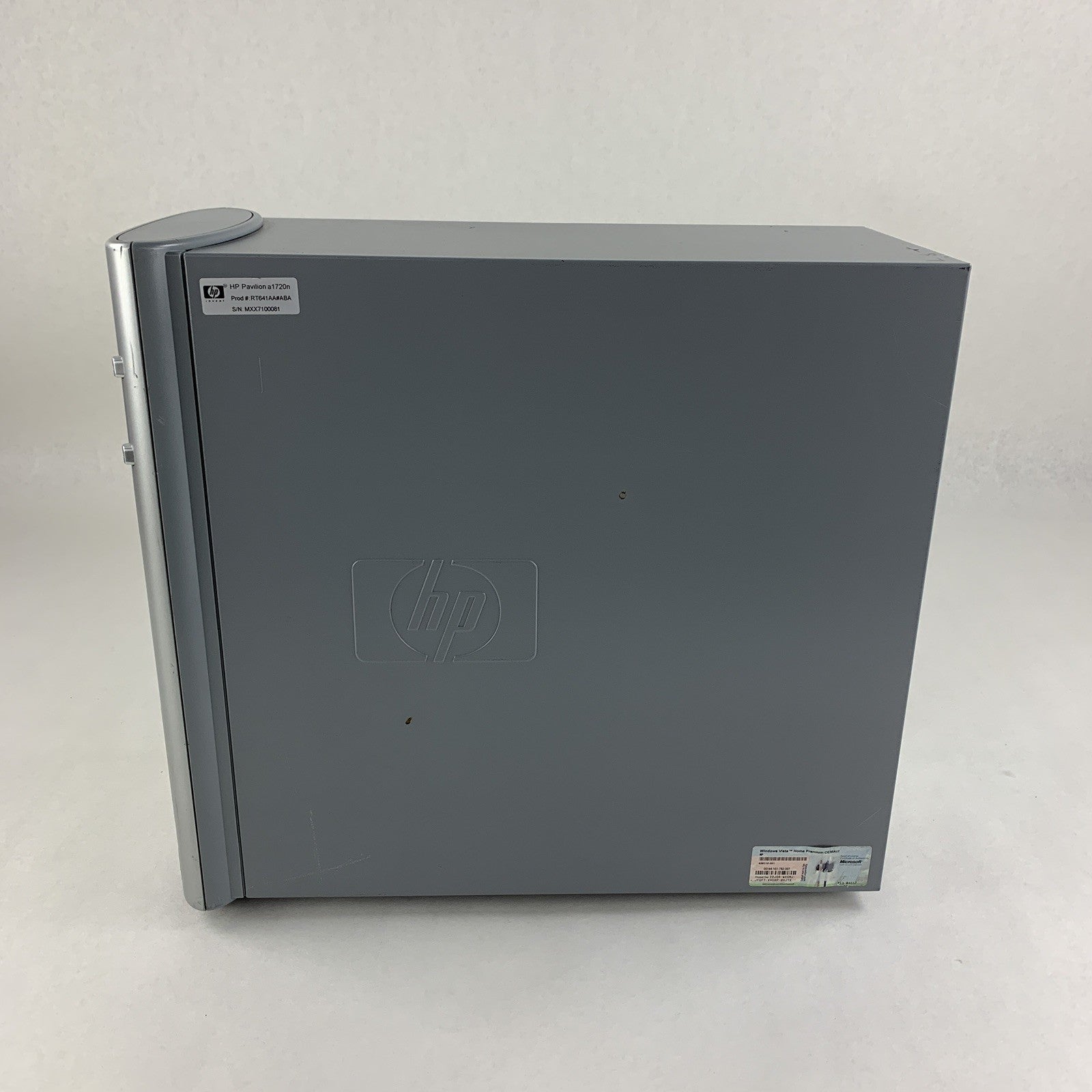 HP Pavilion A1720N MT Core 2 Duo 6300 1.86 GHz 3 GB RAM No HDD No OS