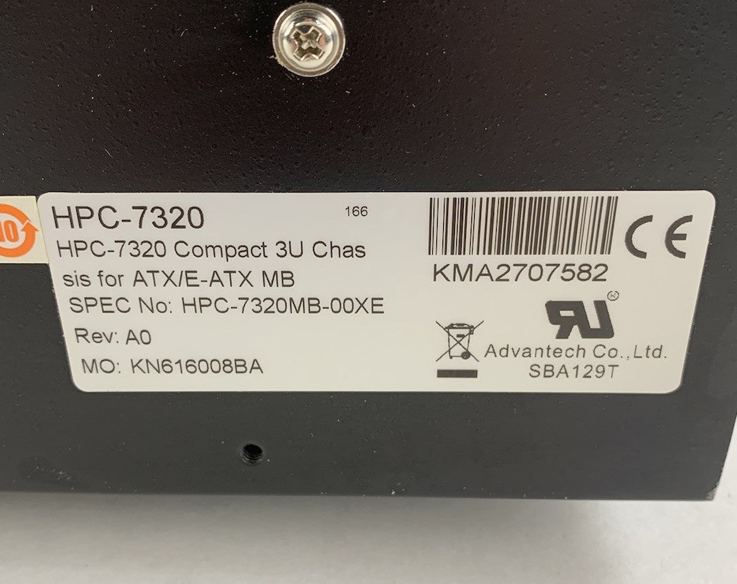 Advantech HPC-7320 Compact 3U Rackmount Server Chassis