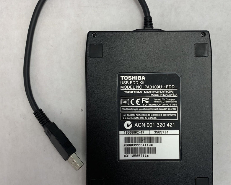 Toshiba PA3109U-1FDD USB Floppy Disc Drive