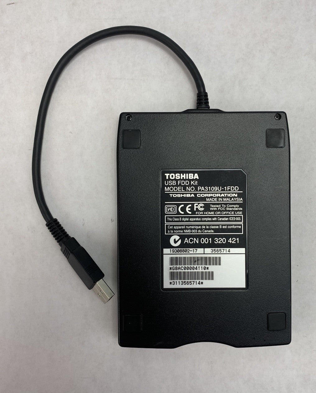 Toshiba PA3109U-1FDD USB Floppy Disc Drive6