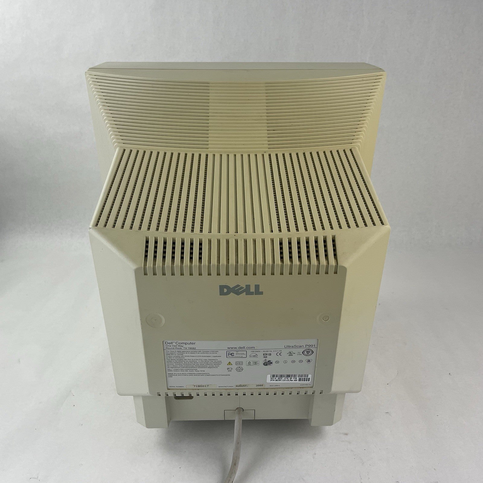 Dell UltraScan 18" P991 Flat Trinitron CRT Monitor7