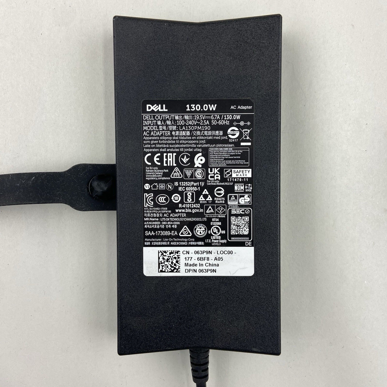 Dell 130W AC Adapter Charger LA130PM121 7.4mm 19.5V4