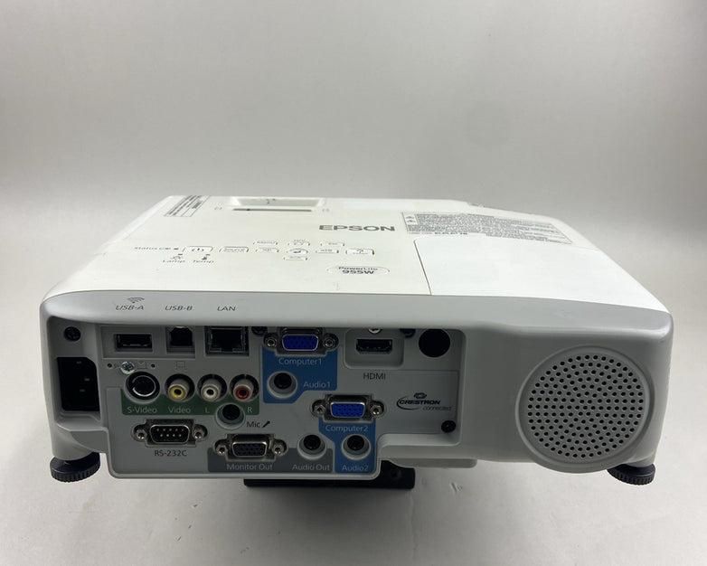Epson PowerLite 955W 3LCD Projector 3000 ANSI HD 1080i H582A HDMI
