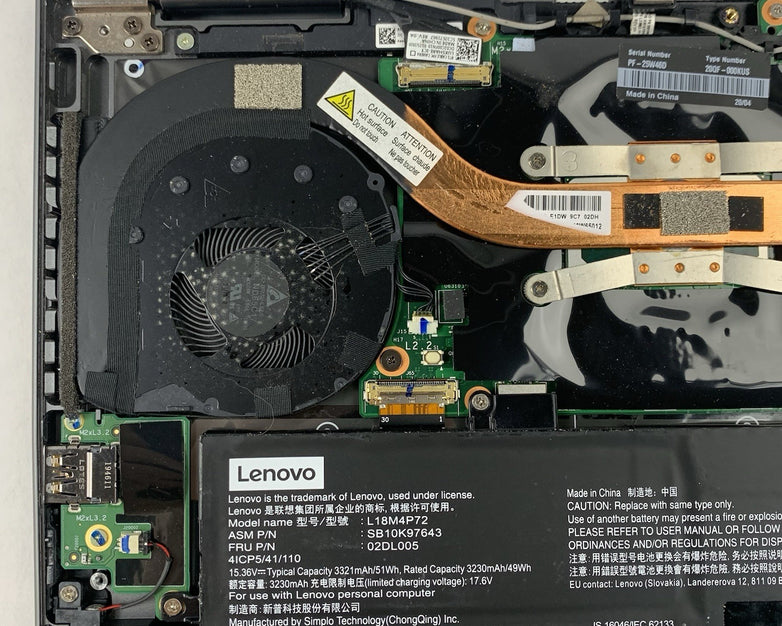 Lenovo ThinkPad X1 Yoga Gen 4 14" Touch i7-8665U 1.90 GHz 16 GB No OS/SSD/AC