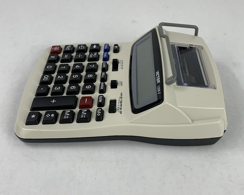 Victor 1208-2 Compact Printing Calculator - Tested