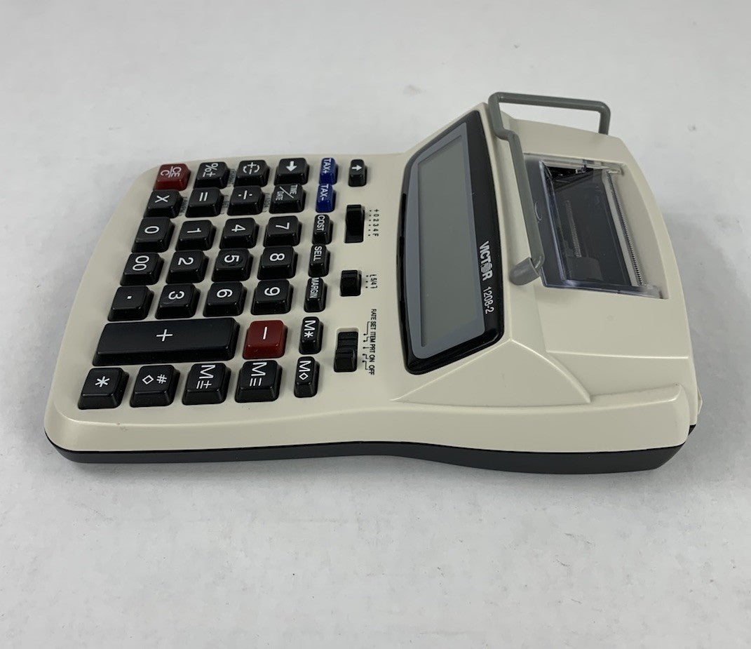 Victor 1208-2 Compact Printing Calculator - Tested2