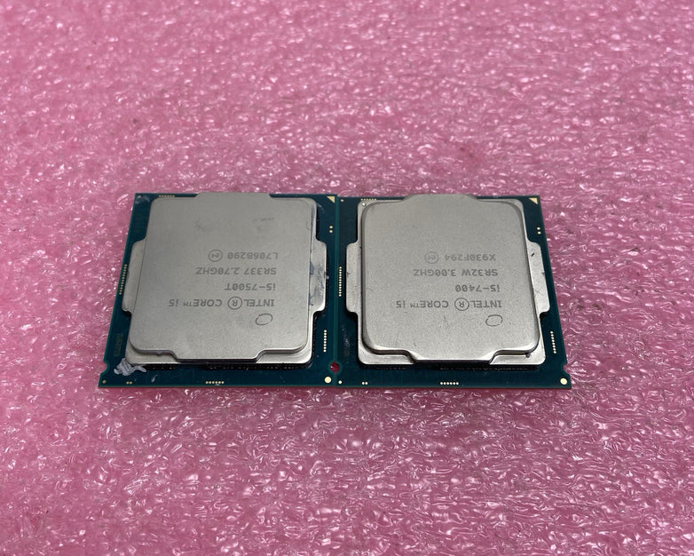 Mixed Lot Intel Core i5-7500T SR337 2.7GHz i5-7400 SR32W 3GHz Desktop CPU