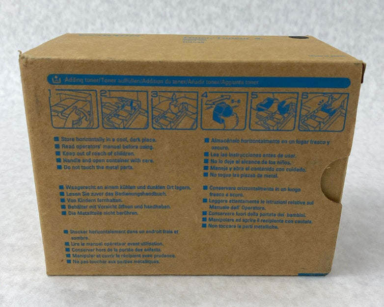 Genuine Gestetner DSc38 Cyan Toner Cassette 275g 9.70oz 885383