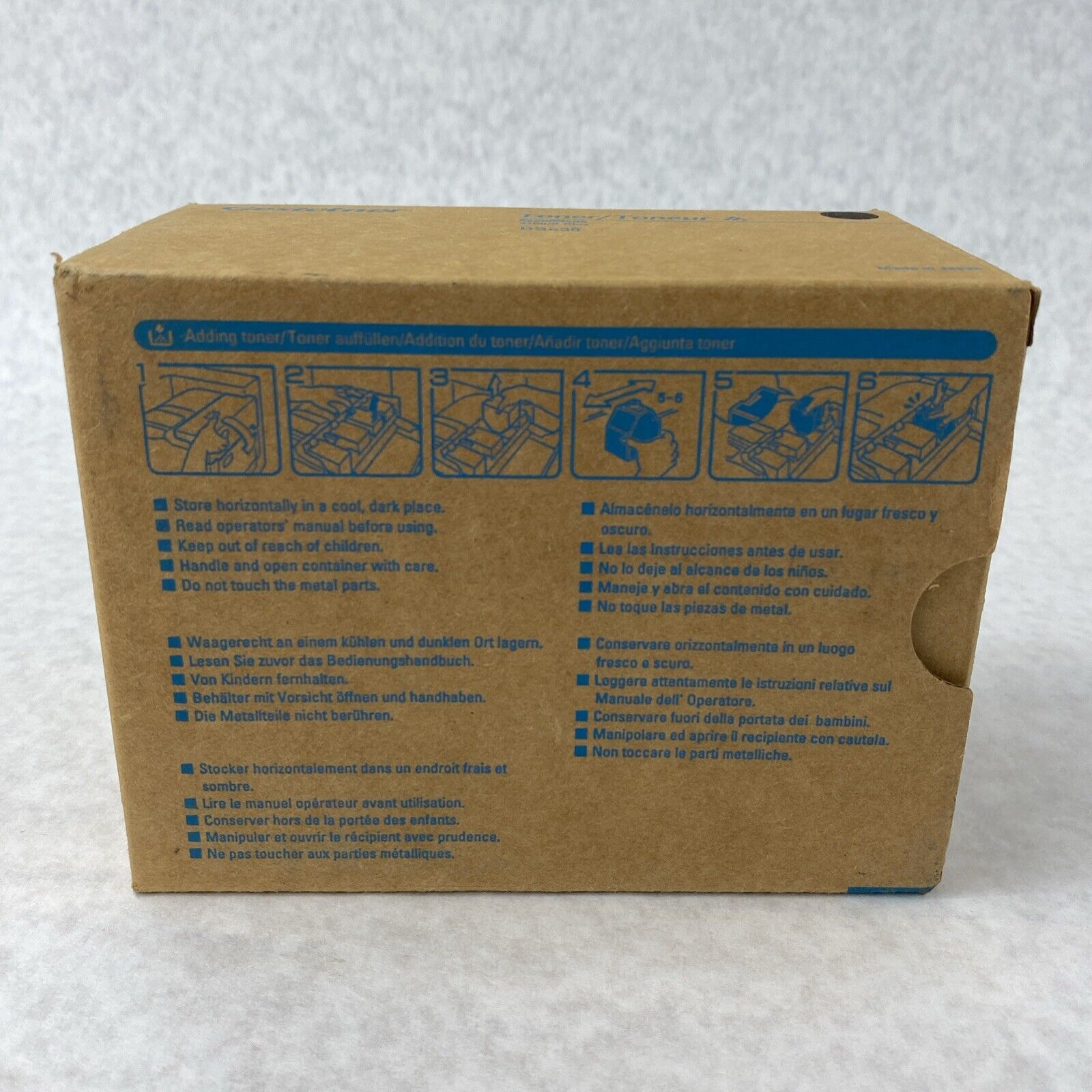 Genuine Gestetner DSc38 Cyan Toner Cassette 275g 9.70oz 885383