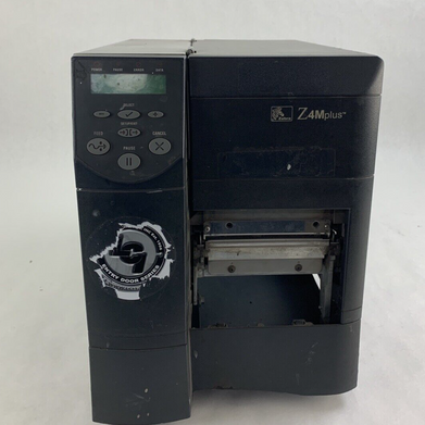 Zebra Z4M Plus DT Direct Thermal Label Printer Self Serial Parallel Tested