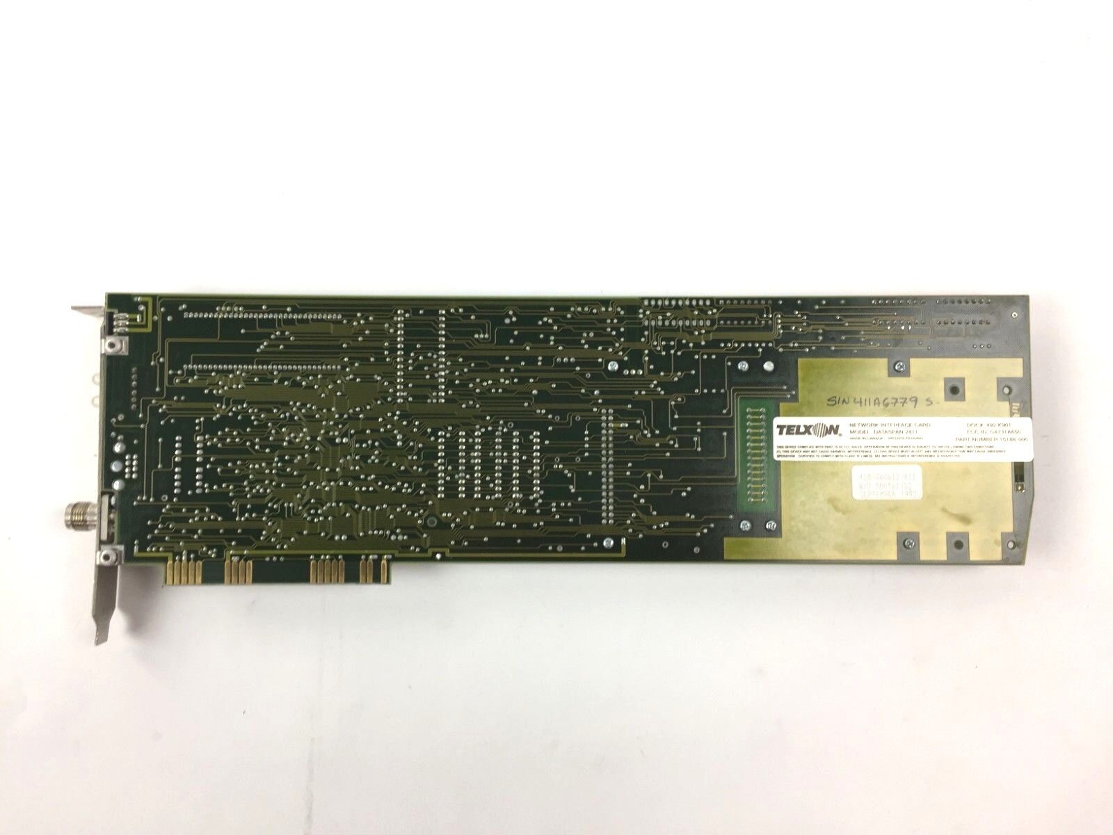 Telxon Dataspan Network Interface Card 8-Bit ISA Dataspan 2411