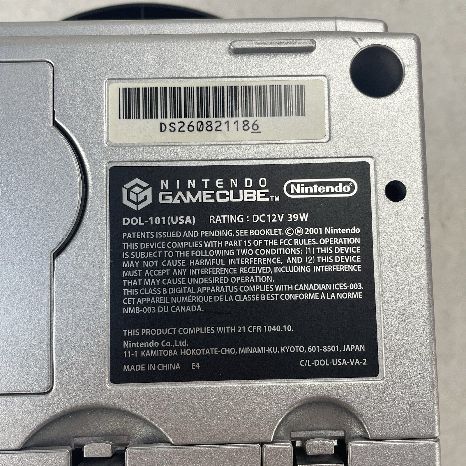 Nintendo GameCube Platinum Silver DOL-101 (USA) Console Only Tested Working16