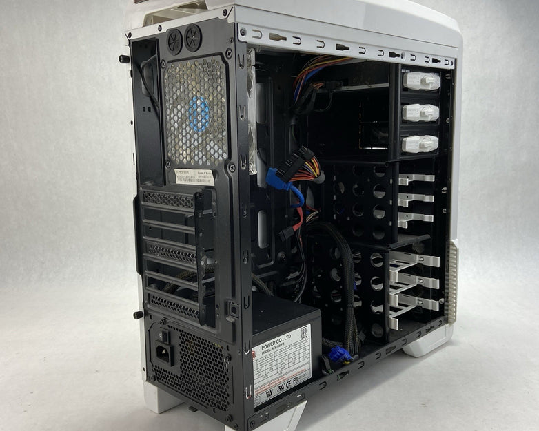 Cyber Power Mid Tower Gaming Computer Case ATNG ATM-600FB 600W ATX PSU 80 PLUS
