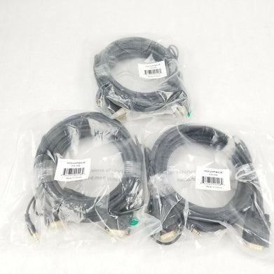 Monoprice 558 10ft Super VGA HD15 M/M CL2 Cable (Lot of 3)