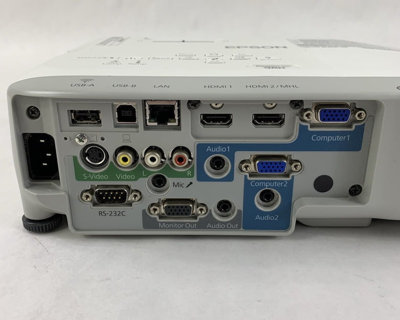Epson PowerLite 98H H687A LCD Lamp Projector 3399 Lamp Hours - No Remote