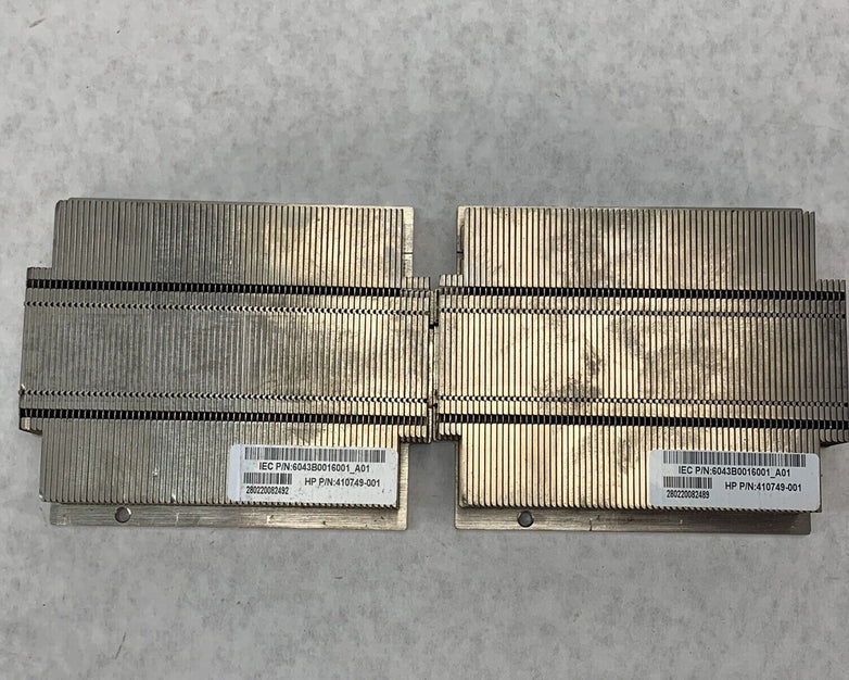 HP 412210-001 HP Server Heatsink for Proliant DL360 DL165 G5 Lot of (2)