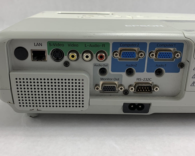Epson EMP-83H PowerLite 83+ LCD Lamp Projector 573 Lamp Hours No Remote