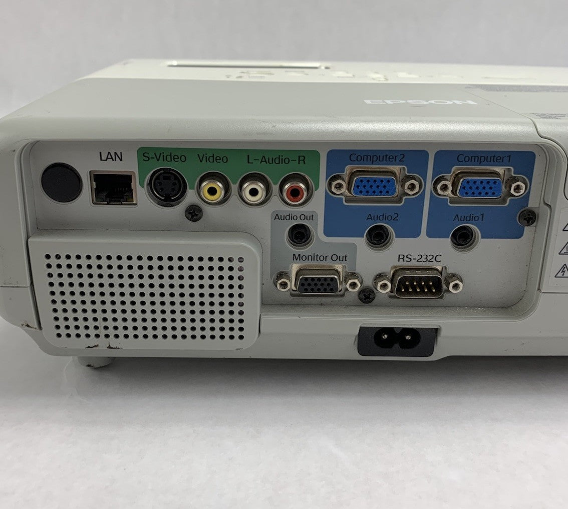 Epson EMP-83H PowerLite 83+ LCD Lamp Projector 573 Lamp Hours No Remote5