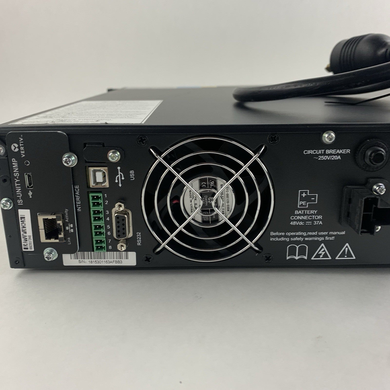 Vertiv Liebert GXT4-2000RT120 125V 20A 1940VA UPS Tested No Batteries IS-Unity10
