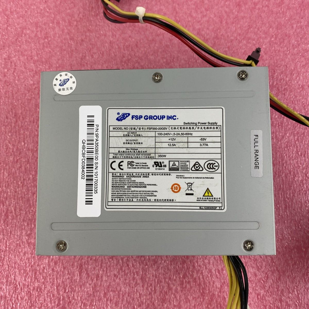 FSP Group FSP350-20GSV 350W Switching Power Supply9