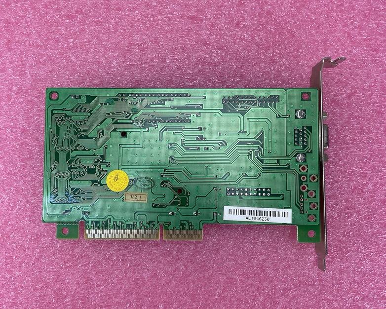 Vintage SIS 6326 AGP 4MB Pine 5968-2 Graphics Card Tested