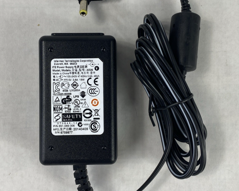 Intermec Model AE26 5V 3.6A 18W ITE Power Supply (Lot of 8)
