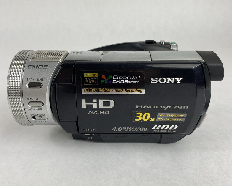 Sony HDR-SR1 30GB HDD LCD Touchscreen Digital Handycam Camcorder - Tested