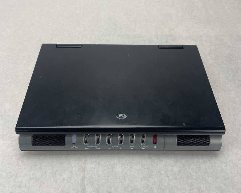 Durabrand PDV-709 Portable DVD Player 9 Inch Screen Gray Black Untested