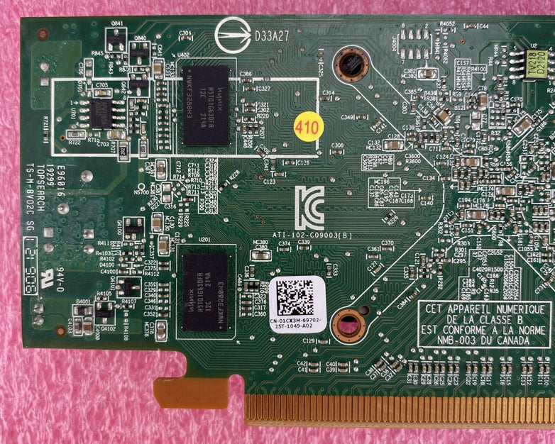 Dell AMD Radeon HD 6350 512MB DDR3 PCIe x16 Graphics Card 01CX3M Lot Of 3