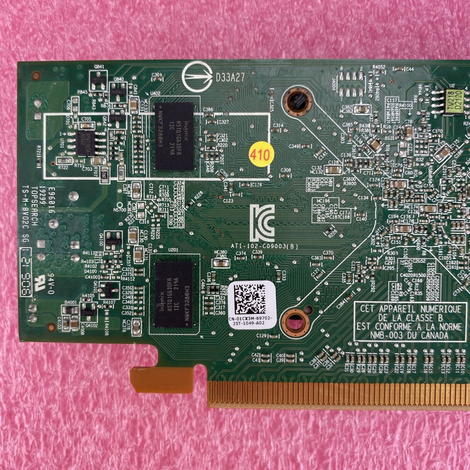 Dell AMD Radeon HD 6350 512MB DDR3 PCIe x16 Graphics Card 01CX3M Lot Of 3