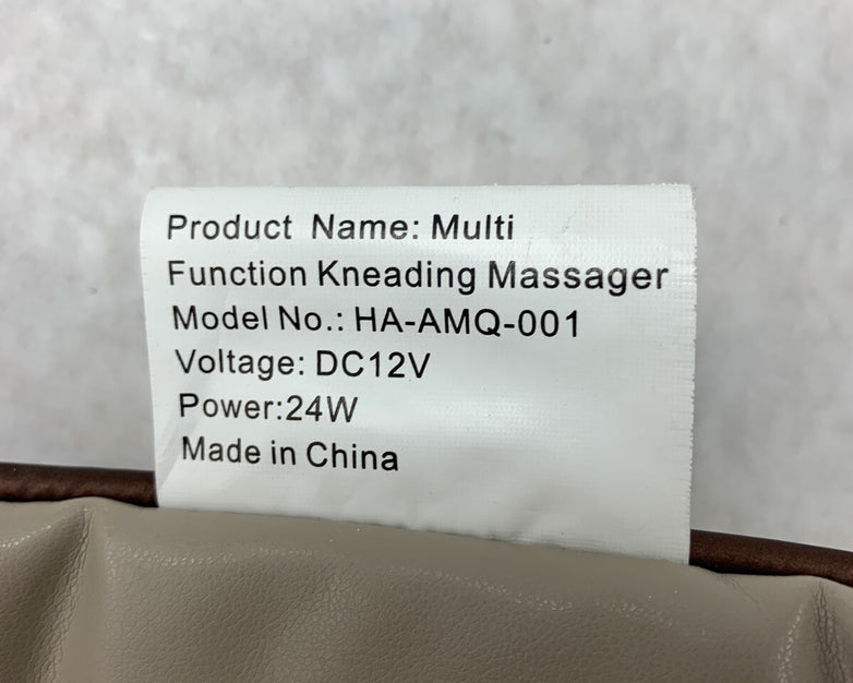 Simbr Kneading Massager  HA-AMQ-001 Tested W/ Power Supply