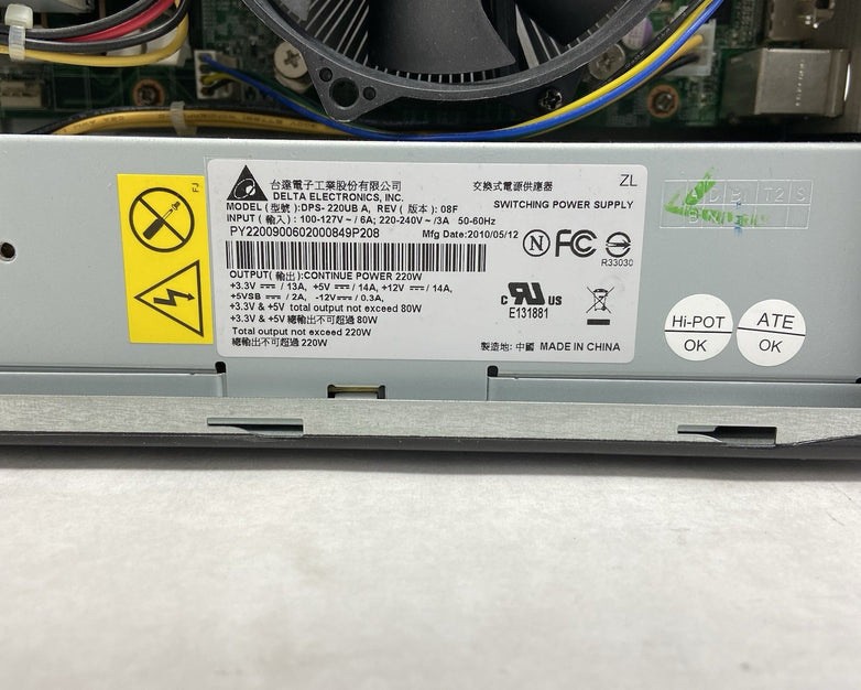 Gateway SX2801 SFF Intel Pentium Dual-Core E5500 2.8GHz 6GB RAM No HDD No OS