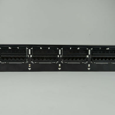 SYSTEMAX 19" Cabinet Rack Pass-Through 24 port RJ45 Patch Panel