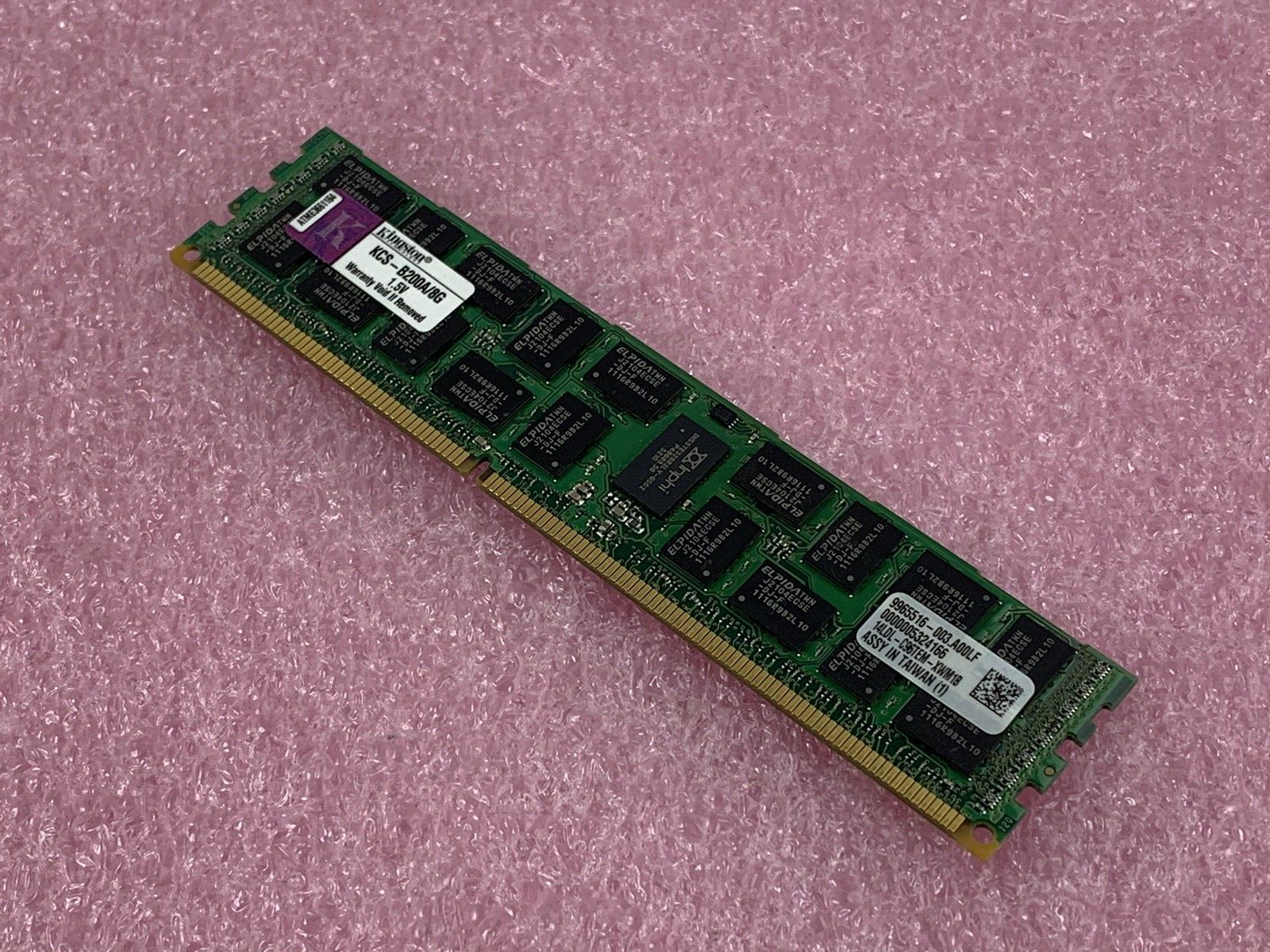 Kingston 8GB 240-Pin DDR3 SDRAM DDR3 1333 (PC3 10600) KCS-B200A/8G