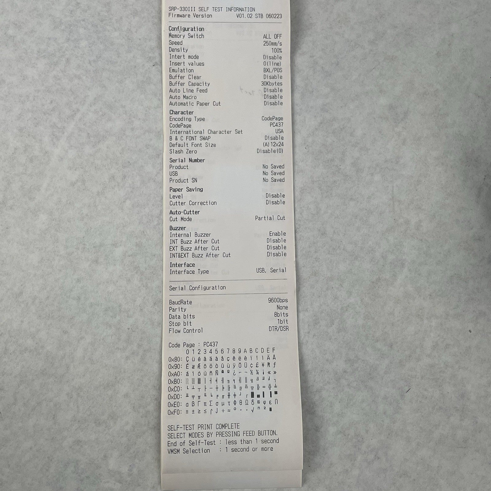Bixolon SRP-330III POS Printer Tested & Reset4