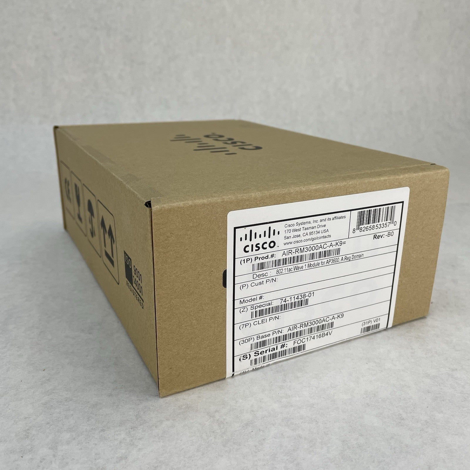 Cisco AIR-RM3000AC-A-K9 Aironet 3600 Series 802.11ac Expansion Module