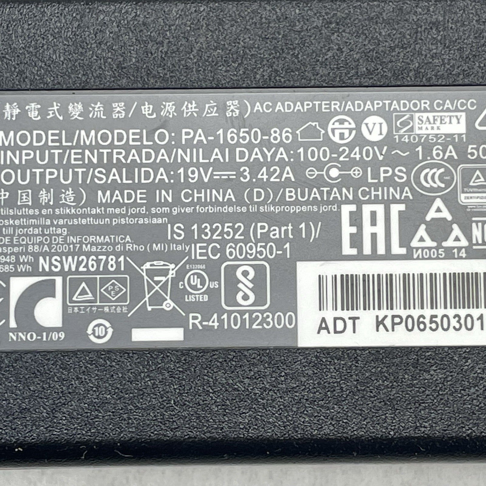 Acer Charger AC Adapter Power Supply PA-1650-86 Lot of 105