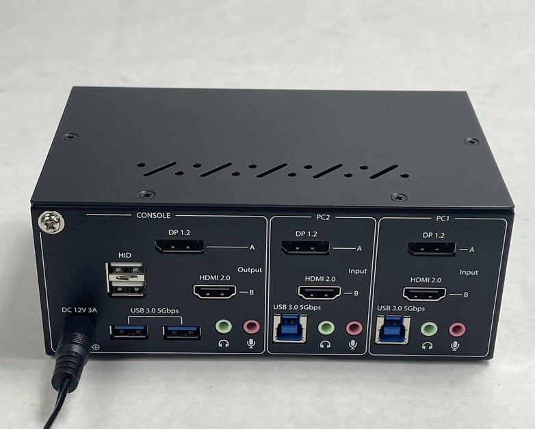 StarTech.com P2DD46A2-KVM-SWITCH 2-Port Dual-Monitor Power Tested