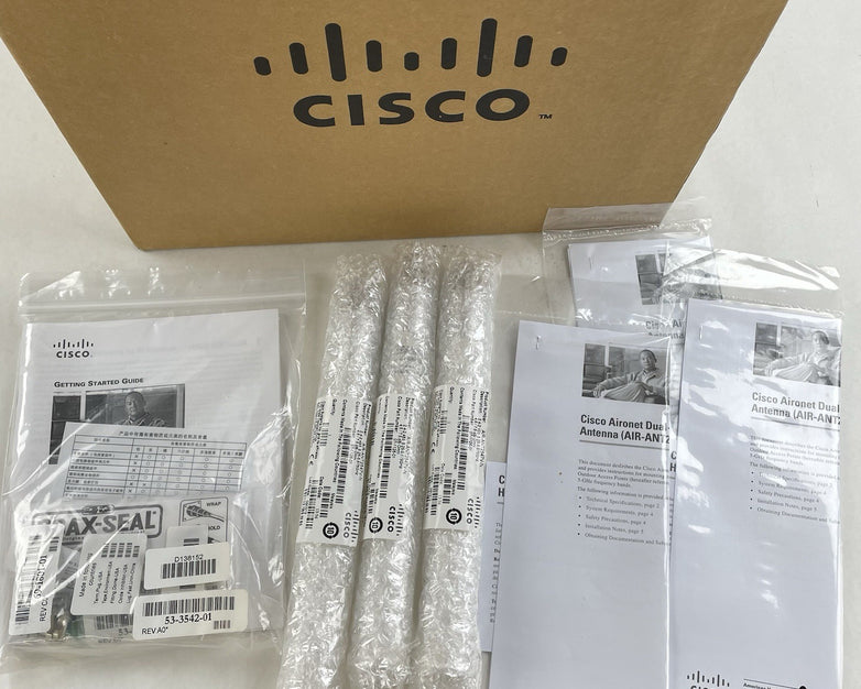 Cisco AIR-CAP1552E-A-K9 Outdoor Mesh Access Point w/ 3 Antennas AIR-ANT2547V-N