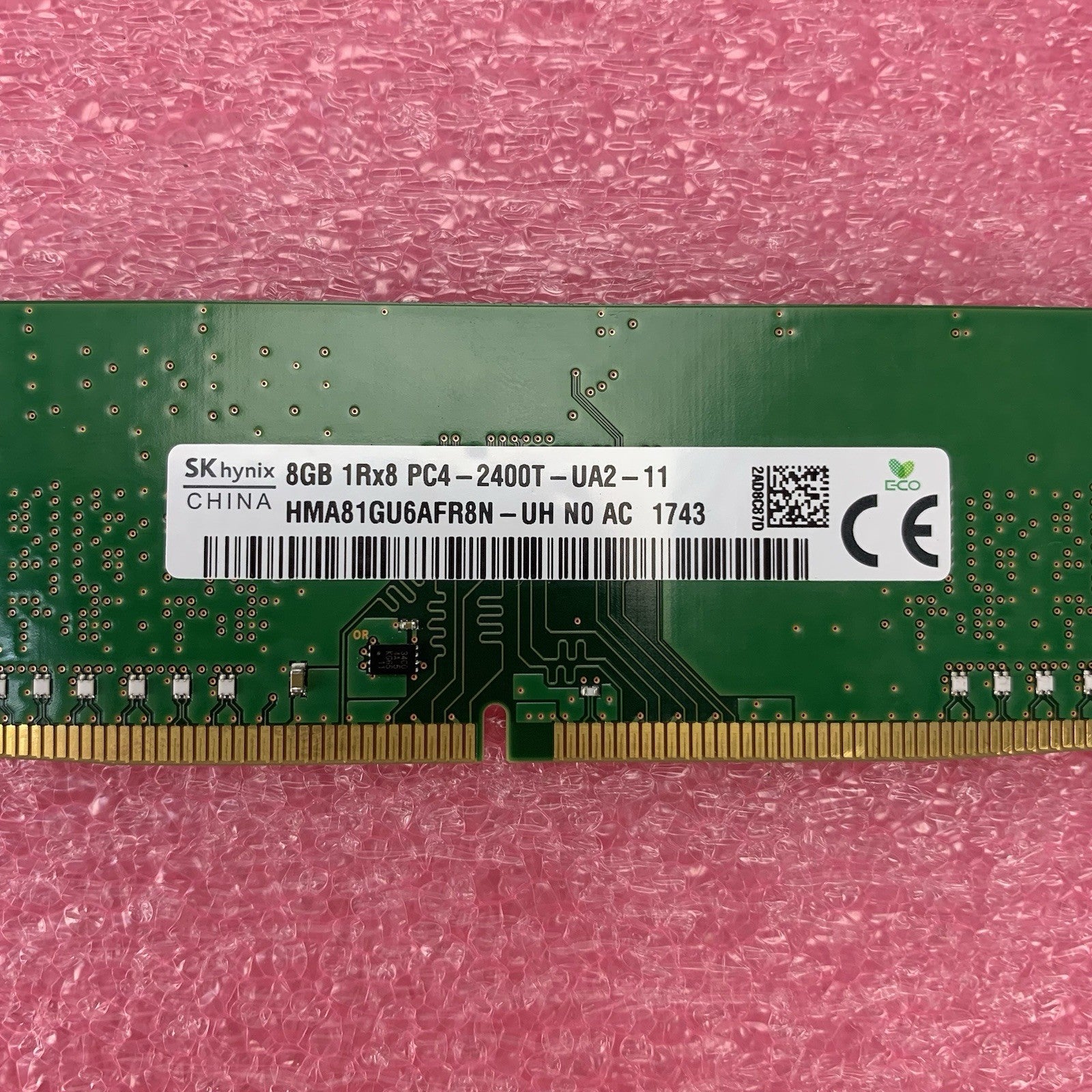 Samsung HMA81GU6AFR8N-UH PC4-2400T-UA2-11 8GB 1Rx8 Desktop Memory RAM6