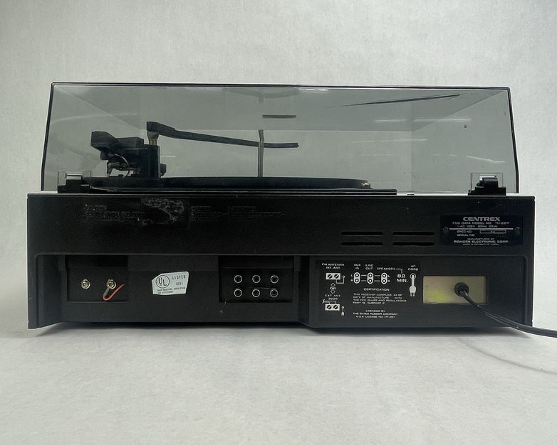 Pioneer Centrex TH-2211 8 Track Player Turntable AM FM Stereo System For Parts