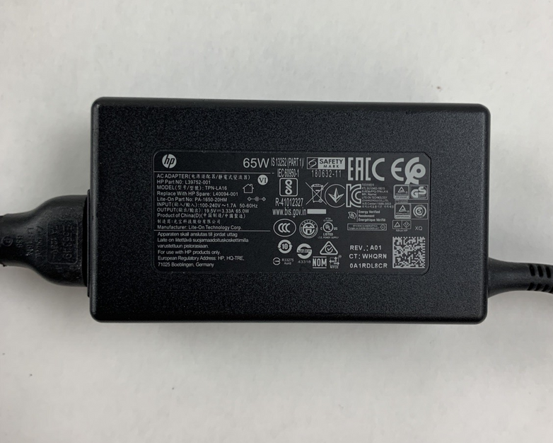 HP L40094-001 L39752-001 OEM AC Adapters 65W 19.5V 3.33A Mixed Lot of 8x