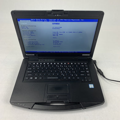 Panasonic Toughbook CF-54 14" Touch i5-7300U 2.6GHz 8GB RAM No Battery No HDD/OS