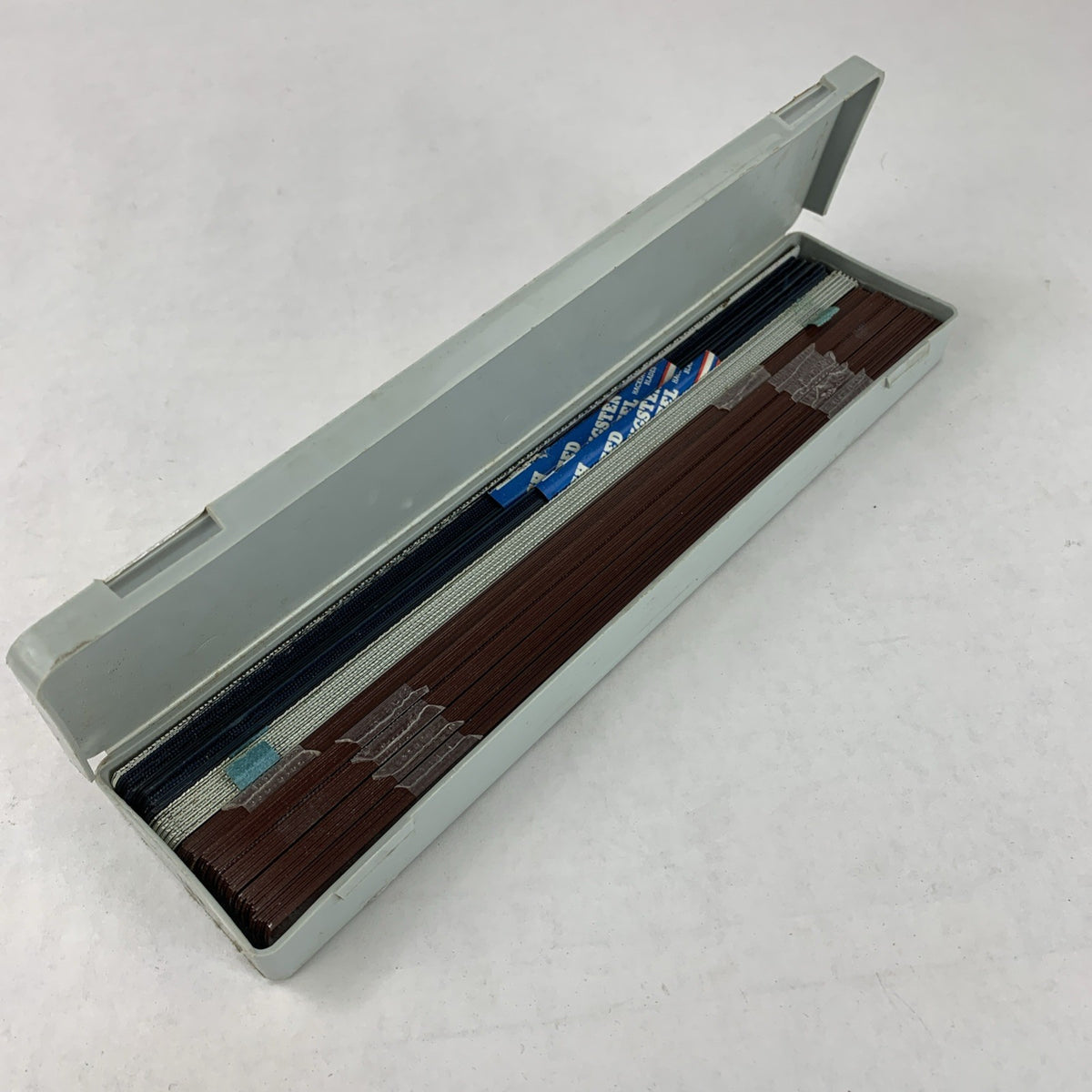 Hack Saw Blades Tungsten Bi-Metal Steel mixed in Erik case - Lot of 70 Blades0