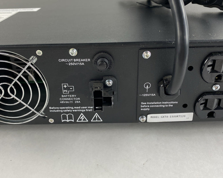 Emerson GXT4-1500RT120 Liebert GXT4 AC Power System 1500VA 120V