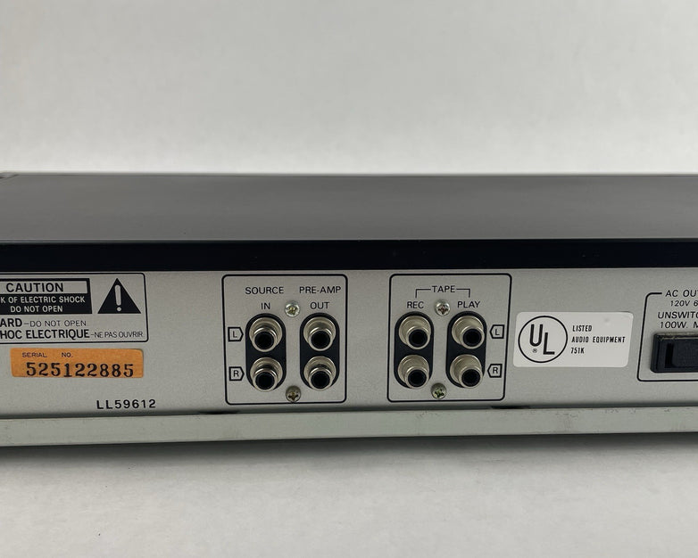 Sansui SE-300 Analog Stereo Graphic Equalizer Black