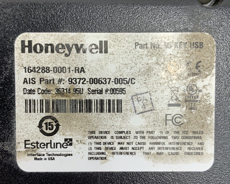 Honeywell 95 Key 164288-0001-RA Keyboard (Parts and Repair)